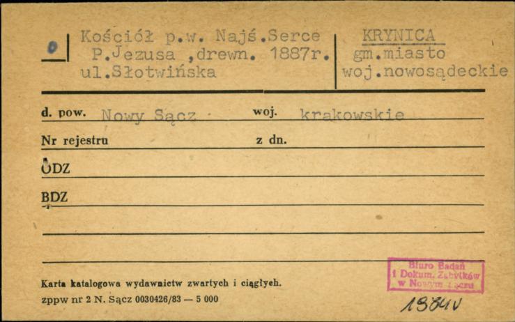 kościół pw. Najś. Serce P. Jezusa, skan 1