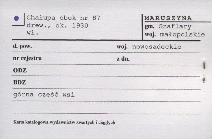 chałupa, skan 1