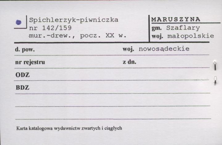 spichlerzyk - piwniczka, skan 1