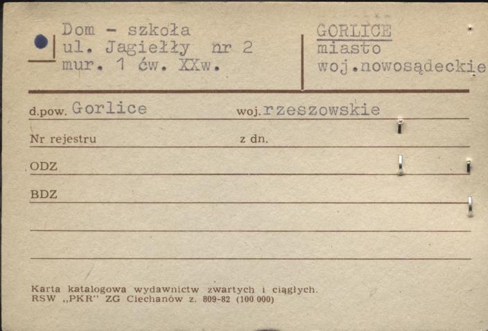 dom - szkoła, skan 1