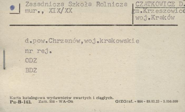 Zasadnicza Szkoła Rolnicza, skan 1