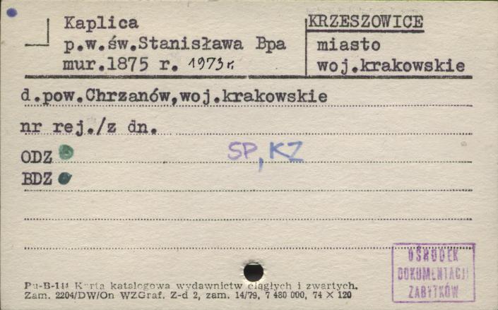 kaplica pw. św. Stanisława Bpa, skan 1