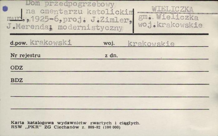 dom pogrzebowy na cmentarzu katolickim, skan 1