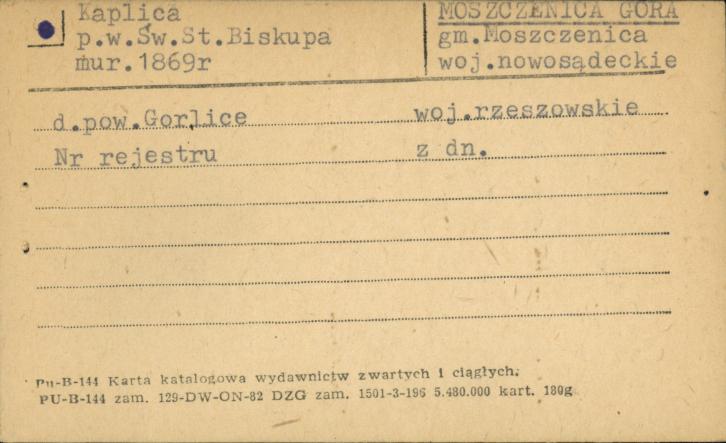 kaplica pw. św. St. Biskupa, skan 1