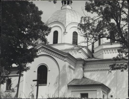 cerkiew, ob. kościół par. pw. NMP Pośredniczki, skan 2