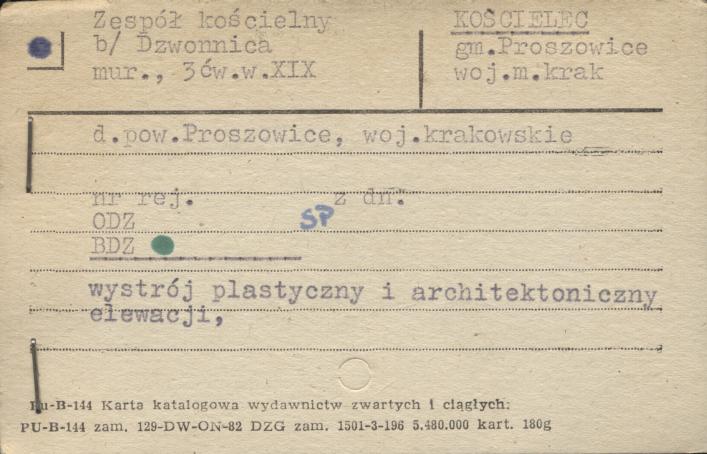 zespół kościelny - dzwonnica, skan 1