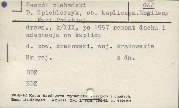 spichlerzyk, ob. kaplica, skan 1