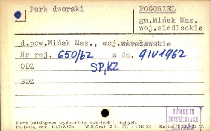 park dworski, skan 1