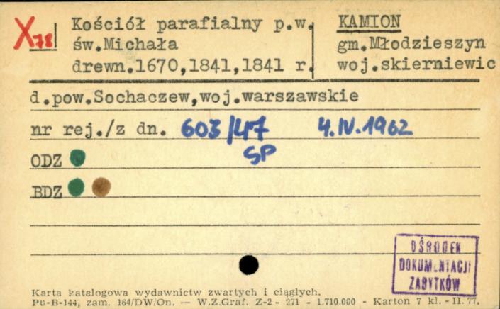 kościół par. pw. św. Michała Archanioła, skan 1