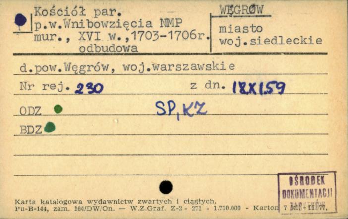 kościół par. pw. Wniebowzięcia NMP, skan 1
