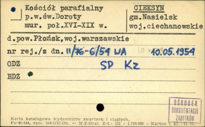 kościół par. pw. św. Doroty, skan 1