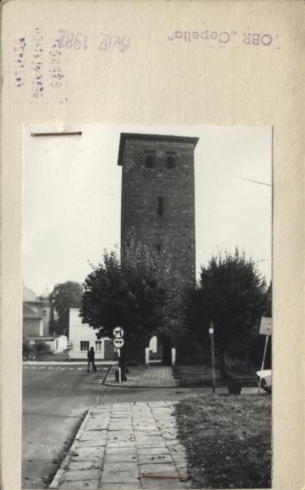 wieża bramna zach. tzw. niemiecka, skan 2
