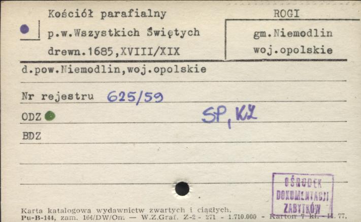 kościół par. p.w. Wszystkich Świętych, skan 1