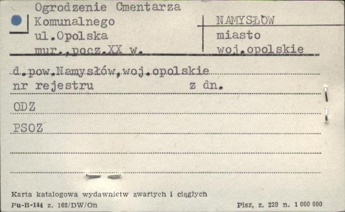 ogrodzenie cmentarza komunalnego, skan 1