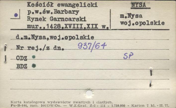 kościół ewangelicki pw. św. Barbary, skan 1