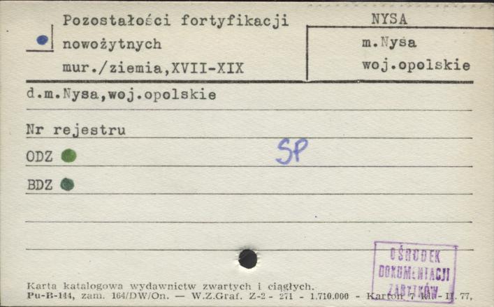 pozostałości fortyfikacji nowożytnych, skan 1