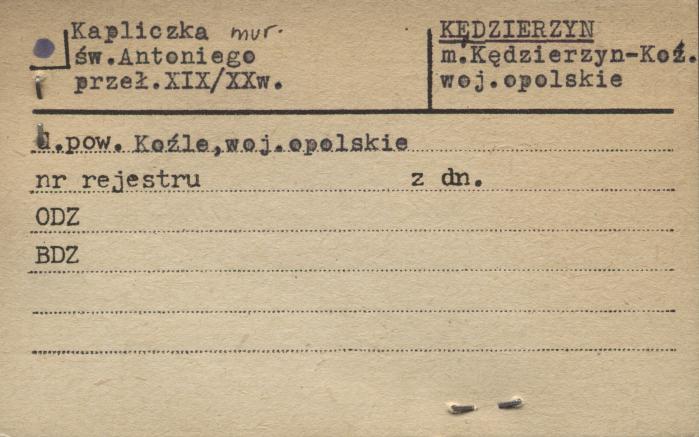 kapliczka św. Antoniego, skan 1
