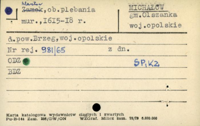 klasztor, ob. plebania, skan 3