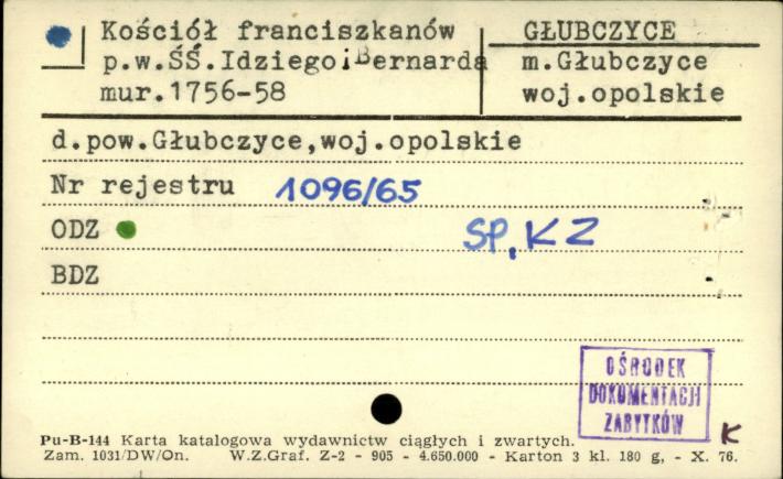 kościół franciszkanów pw. ŚŚ. Idziego i Bernarda, skan 1