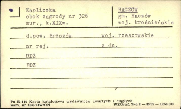 kapliczka obok zagrody, skan 1