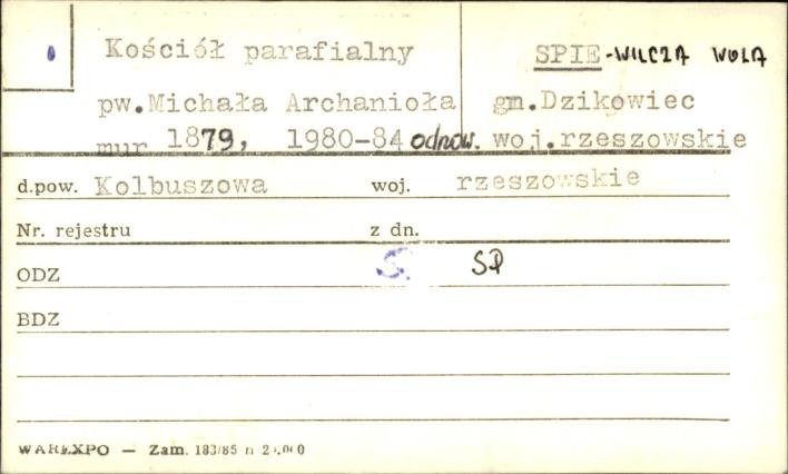 kościół parafialny pw. Michała Archanioła, skan 1