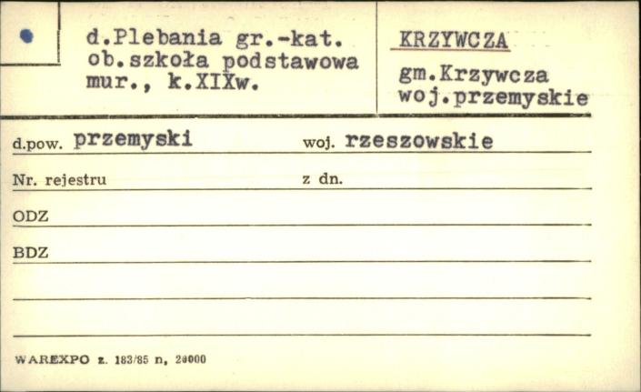 plebania gr. - kat. ob. szkoła podstawowa, skan 1