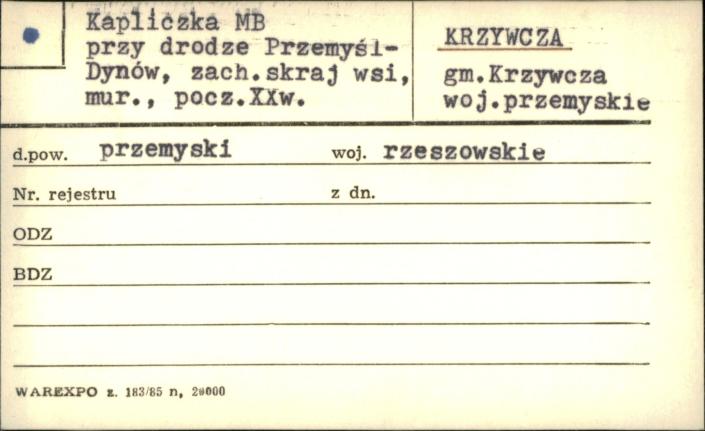 kapliczka MB, skan 1