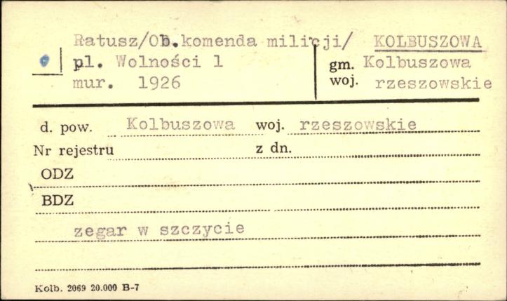 ratusz (ob. komenda milicji), skan 1