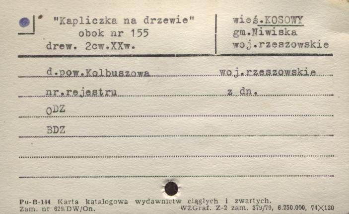 kapliczka na drzewie, skan 1
