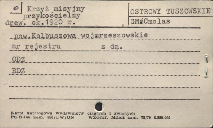 krzyż misyjny przykościelny, skan 1