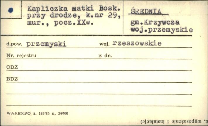 kapliczka Matki Bosk., skan 1