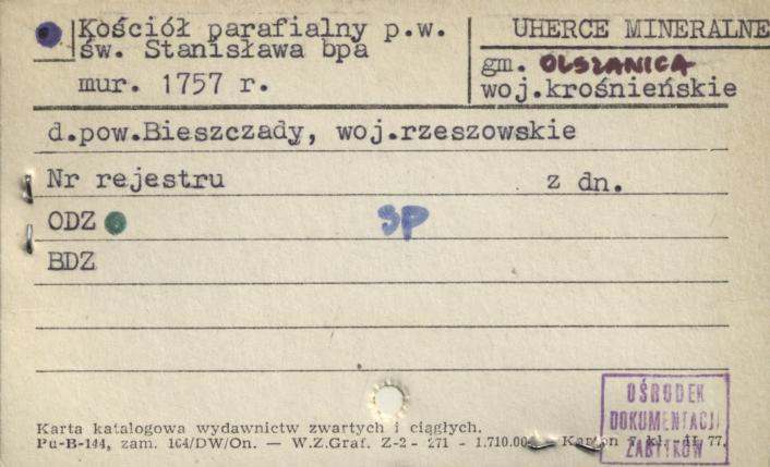 kościół par. pw. św. Stanisława Biskupa, skan 1