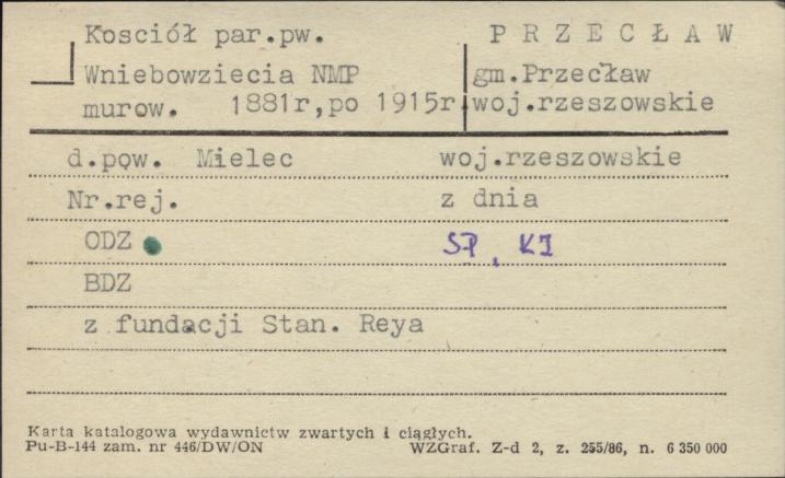 kościół par. pw. Wniebowzięcia NMP, skan 1