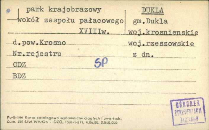 park krajobrazowy wokół zespołu pałacowego, skan 1