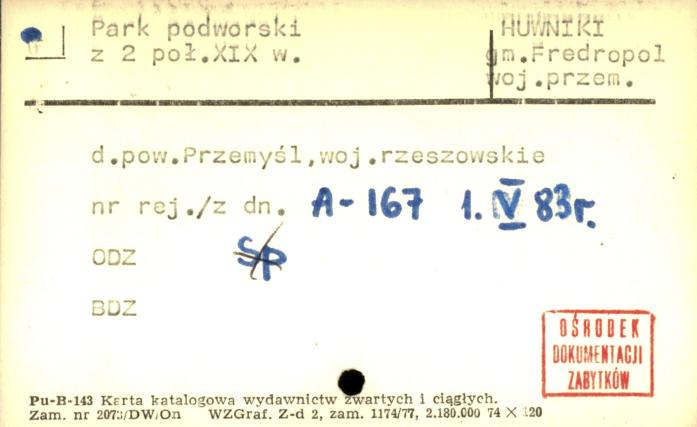 park dworski, skan 1