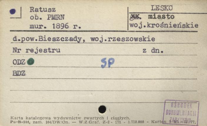 ratusz, ob. PMRN, skan 1