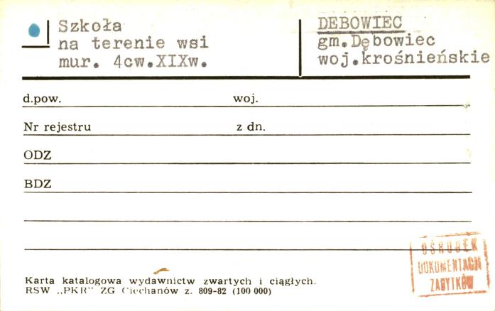 szkoła na terenie wsi, skan 1
