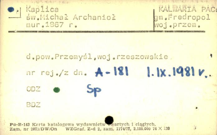 kaplica św. Michał Archanioł, skan 2