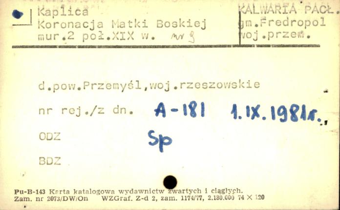 kaplica Koronacja Matki Boskiej, skan 2