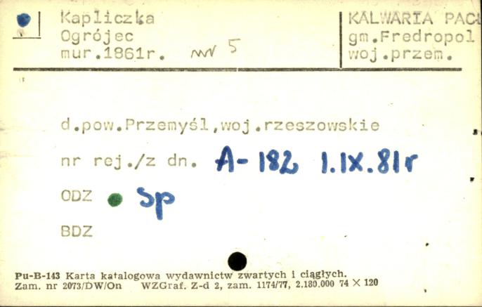 kapliczka ogrójec, skan 2
