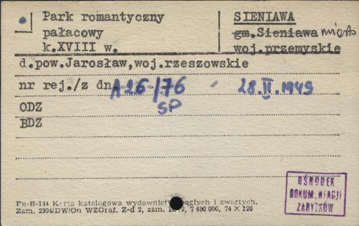 park romantyczny pałacowy, skan 1