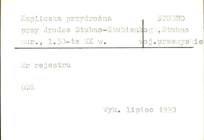 kapliczka przydrożna, skan 1