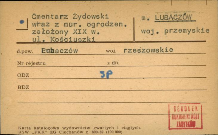 cmentarz żydowski wraz z murem ogrodzeniowym, skan 1