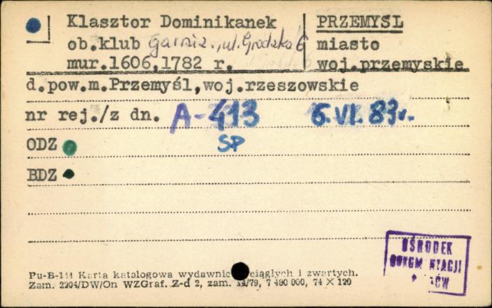 klasztor dominikanek, ob. klub, skan 1
