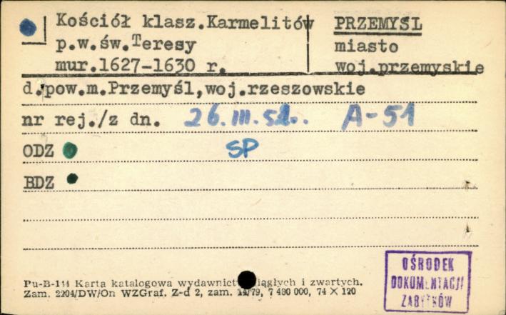 kościół klasz. Karmelitów p. w. św. Teresy, skan 1