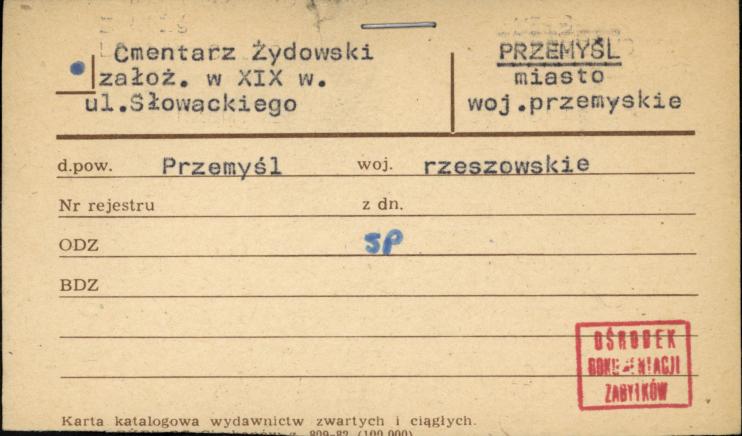 cmentarz żydowski, skan 1