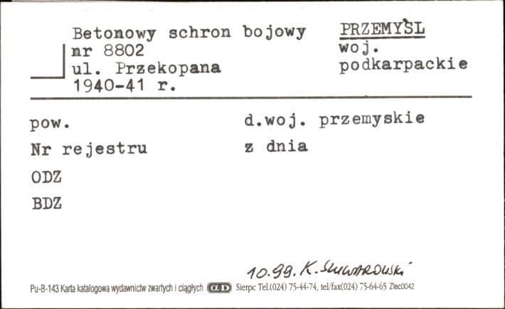 schron bojowy nr 8802, skan 1