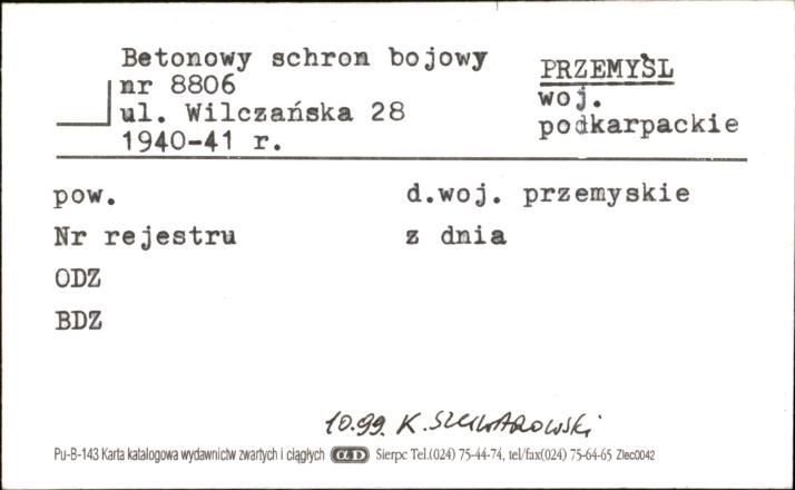 schron bojowy nr 8806, skan 1
