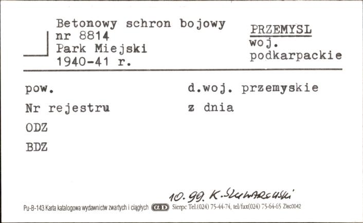 schron bojowy nr 8814, skan 1