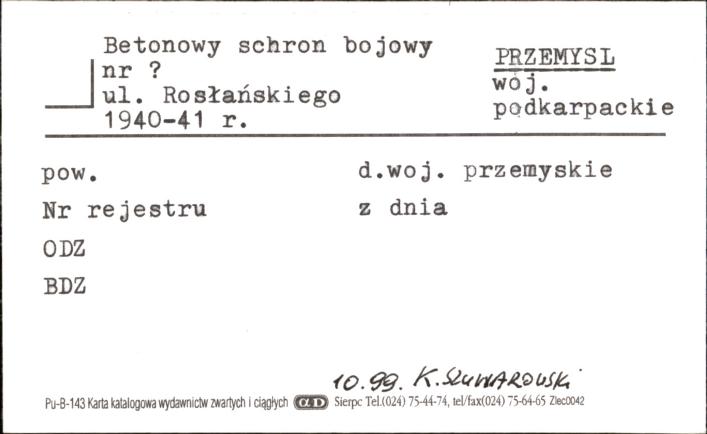 schron bojowy, skan 1